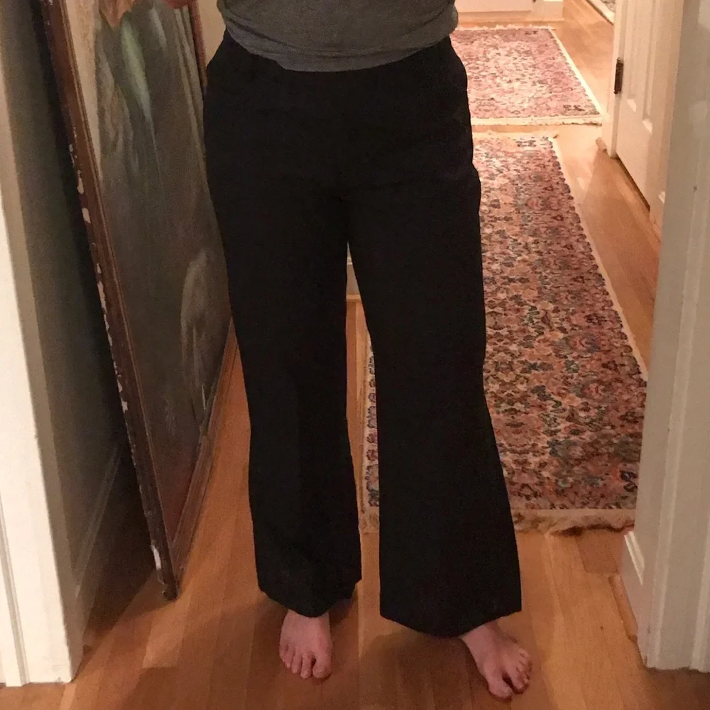J. Crew Petite Black Linen Trousers - Picture 6 of 6
